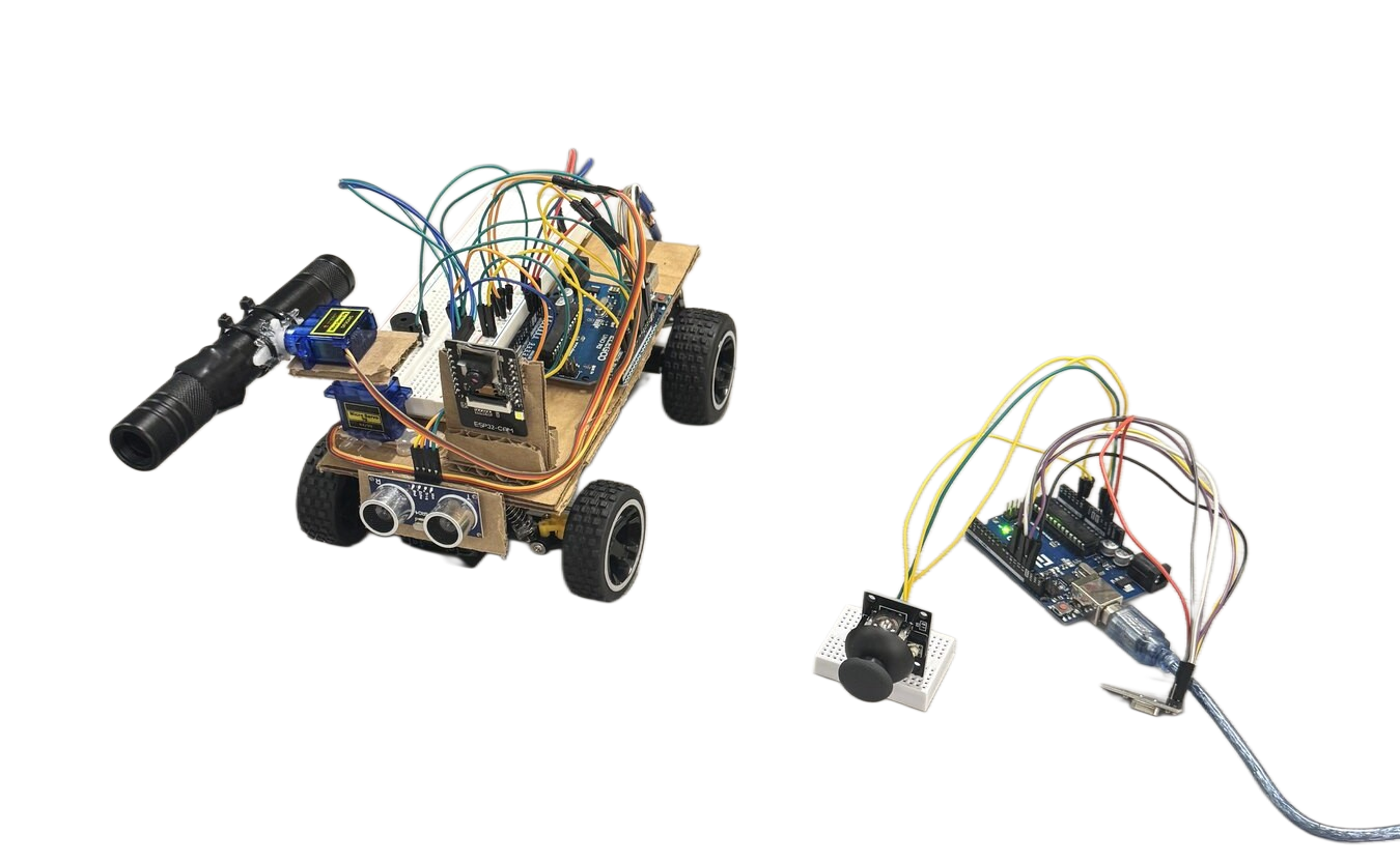 Autonomous rover thumbnail with detached control components